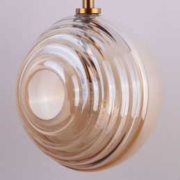 Glass Pendant Light Creative Decorative Glass Globe Loft