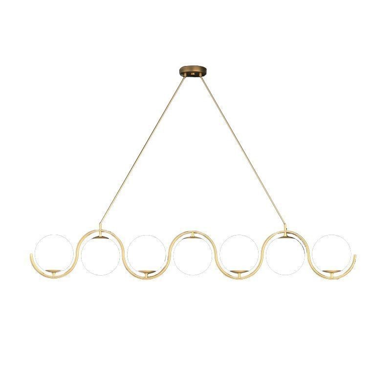 Modern Glass Globe Pendant Light Minimalist Light Fixture