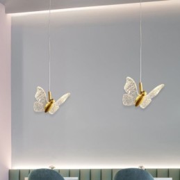 Pendant Light Acrylic Butterfly Ceiling Light Fixture