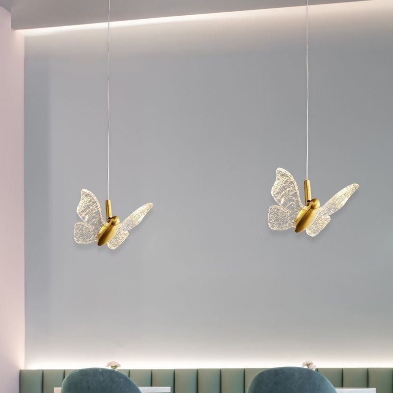 Pendant Light Acrylic Butterfly Ceiling Light Fixture