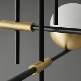 Glass Ball Chandelier Ceiling Light