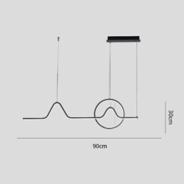 Pendant Light Minimalist Decorative Light Fixture 52W