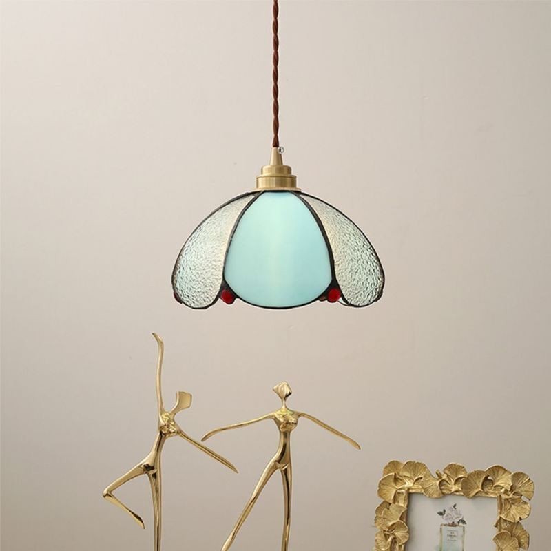 Minimalist Petal Glass Pendant Light Single Head Glass Pendant Lamp