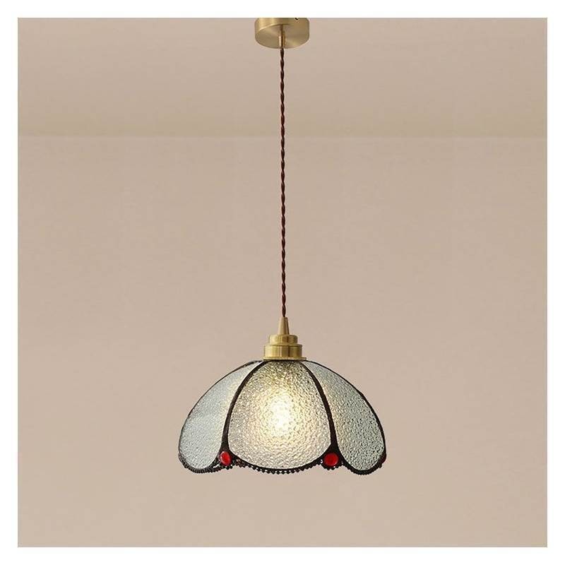 Minimalist Petal Glass Pendant Light Single Head Glass Pendant Lamp