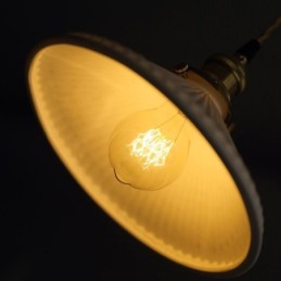 Japanese Style Ceramics Pendant Light Retro Pleated Pendant Lamp