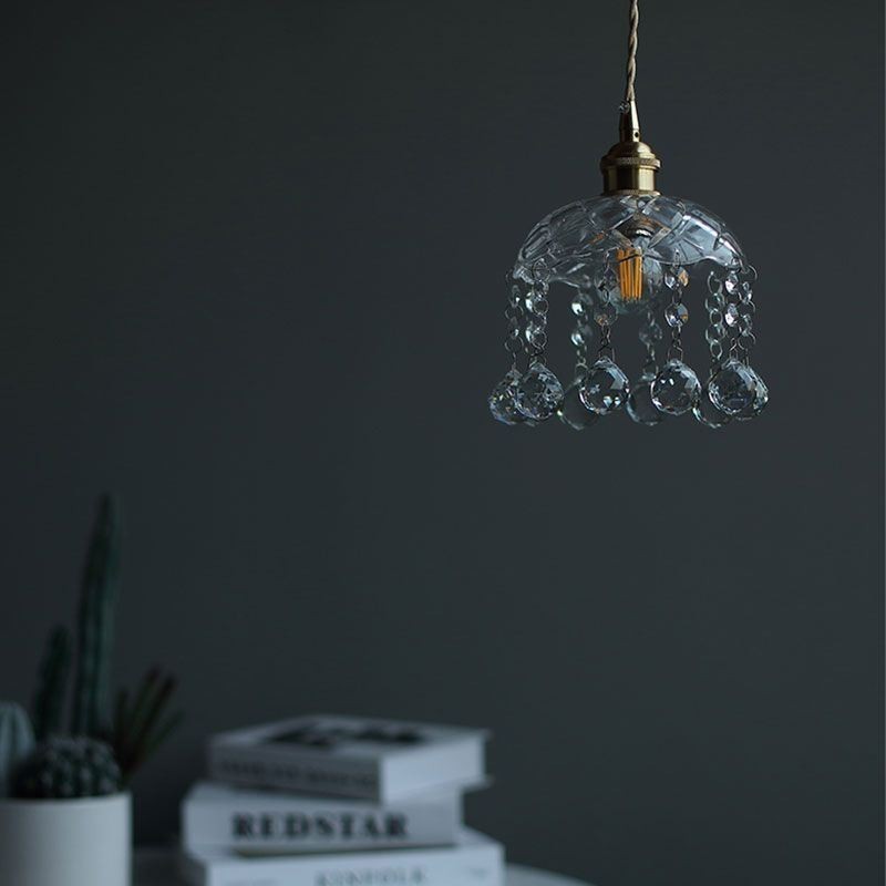 Modern Mini Glass Pendant Light 1 Light Decoration Light Fixture