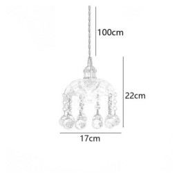 Modern Mini Glass Pendant Light 1 Light Decoration Light Fixture