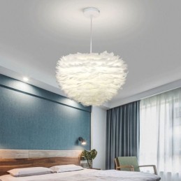 Pretty Feather Decorative Pendant Light Fixture