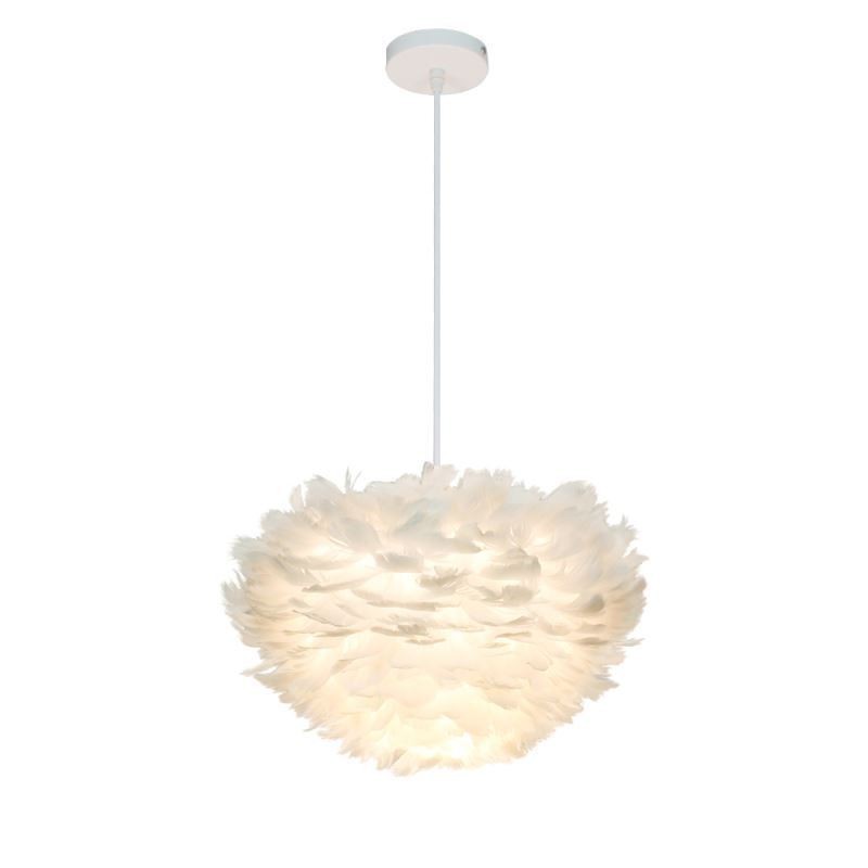 Pretty Feather Decorative Pendant Light Fixture