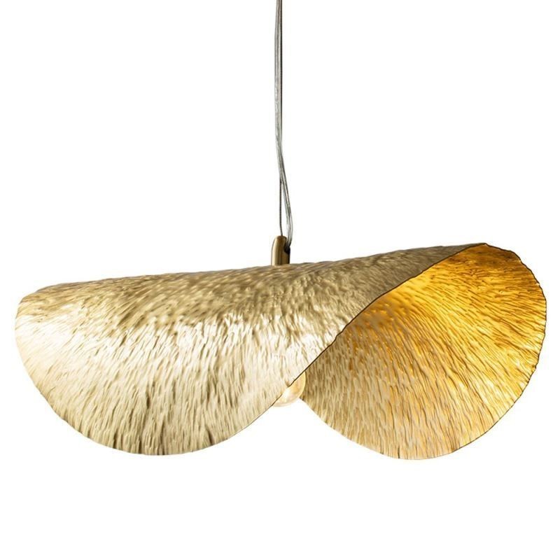 Brass Pendant Light Modern Minimalist Lotus Leaf Ceiling Light