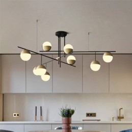 Glass Ball Chandelier Ceiling Light