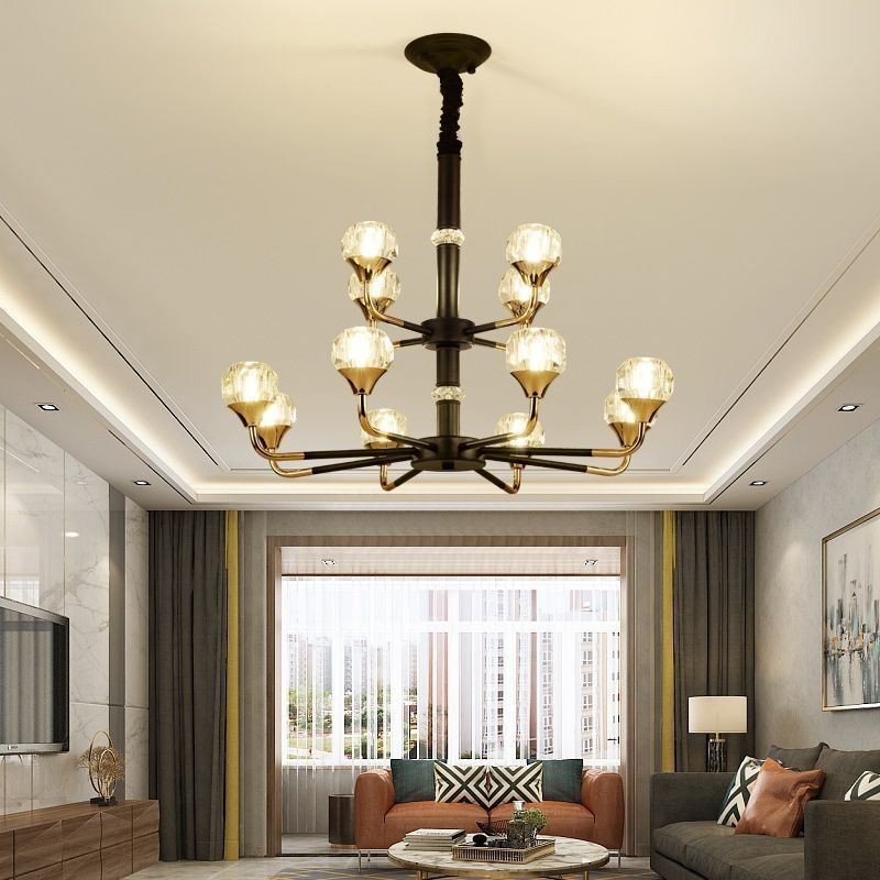 Modern Crystal Pendant Light Elegant Crystal Chandelier