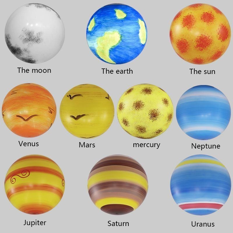 Nordic Planet Design Pendant Lamp Unique Solar System Planets Chandelier