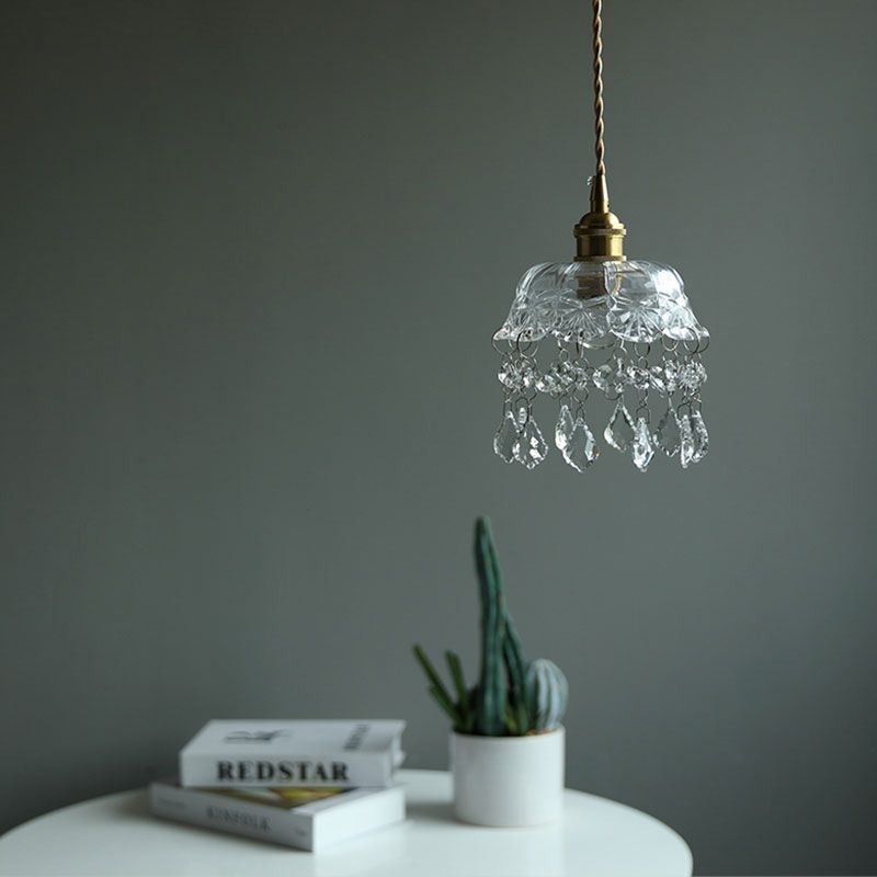 Elegant Glass Pendant Light Single Head Mini Pendant Light