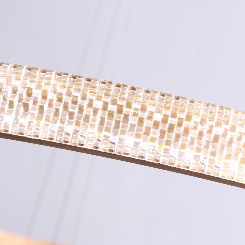 Modern Pendant Light Acrylic 3 Rings Lamp 80+60+40cm