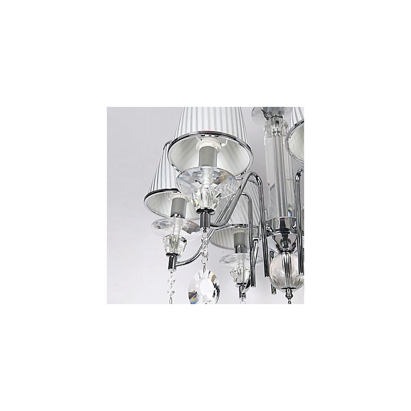 Modern Contemporary Crystal Electroplated Chandelier