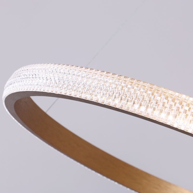 Ring Pendant Lamp Minimalist Acrylic Light Fixture