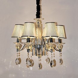 Modern Contemporary Crystal Electroplated Chandelier