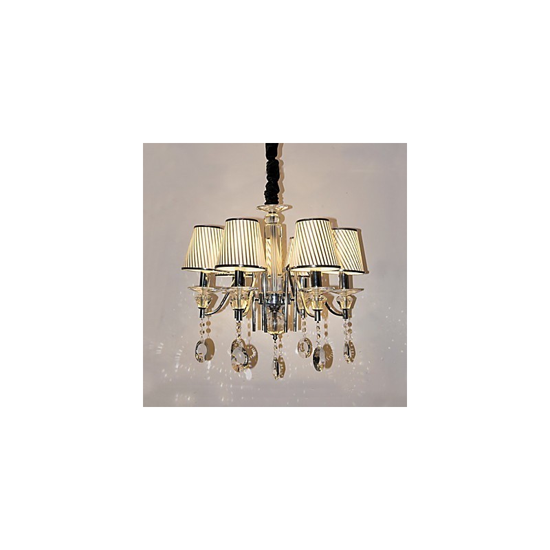 Modern Contemporary Crystal Electroplated Chandelier