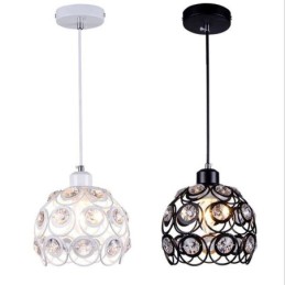 Hollow Crystal Iron Pendant Lamp Island Ideas