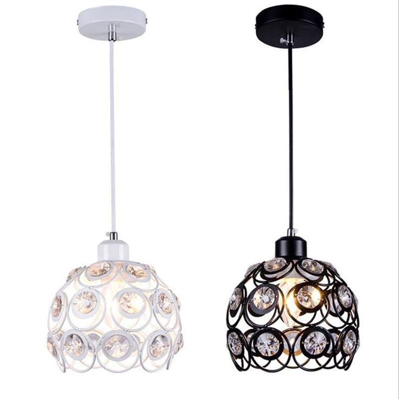 Hollow Crystal Iron Pendant Lamp Island Ideas