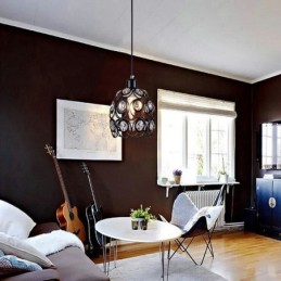 Hollow Crystal Iron Pendant Lamp Island Ideas