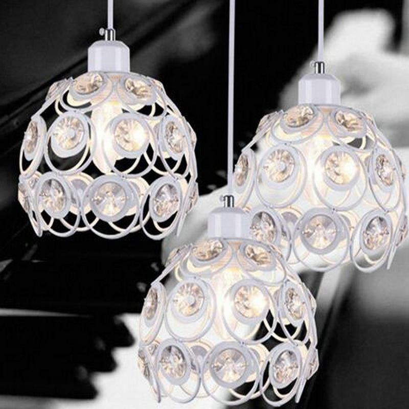 Hollow Crystal Iron Pendant Lamp Island Ideas