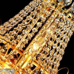 European Long Pendant Crystal Chandelier