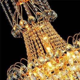 European Long Pendant Crystal Chandelier