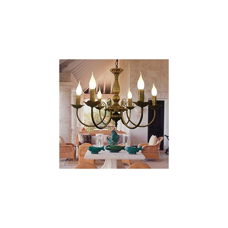Electroplated Metal Chandelier