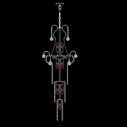 European Long Pendant Crystal Chandelier