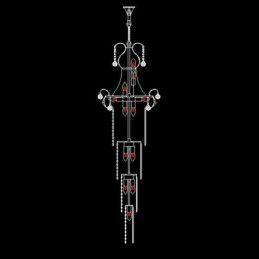 European Long Pendant Crystal Chandelier