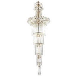 Elegant Long Pendant Crystal Chandelier