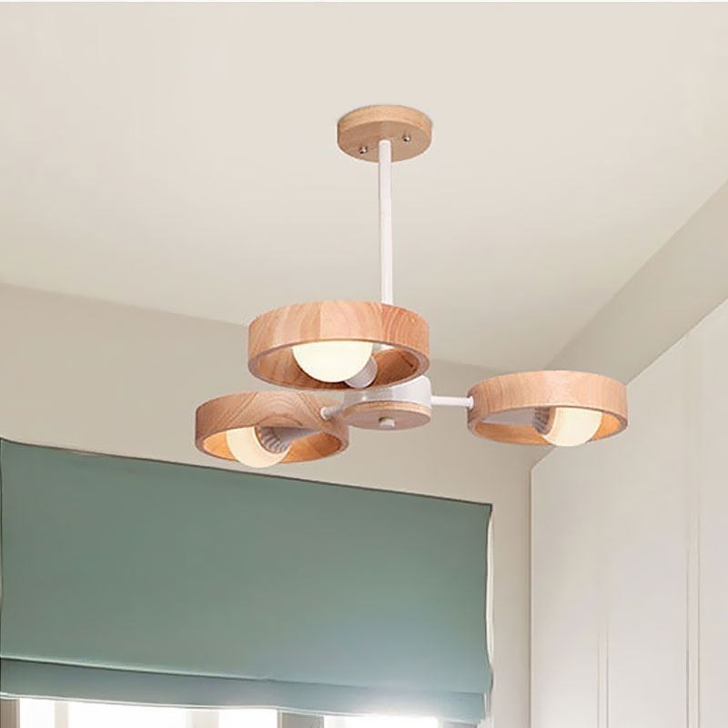 Nordic Unique Wood Pendant Light