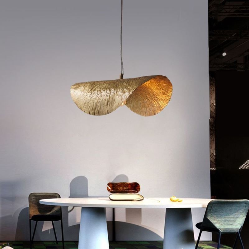 Brass Pendant Light Modern Minimalist Lotus Leaf Ceiling Light