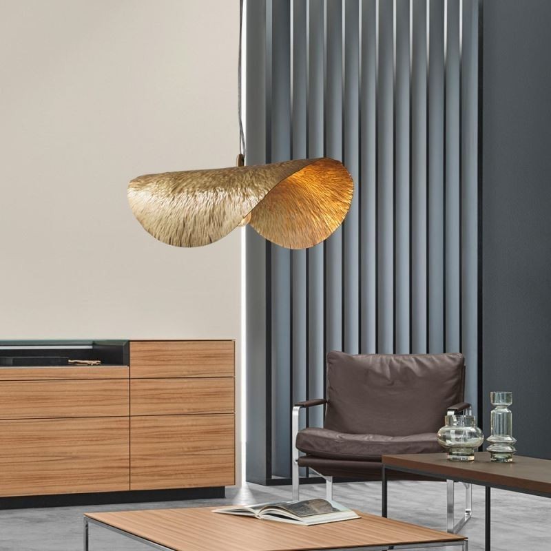 Brass Pendant Light Modern Minimalist Lotus Leaf Ceiling Light