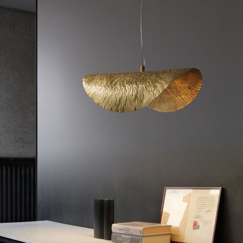 Brass Pendant Light Modern Minimalist Lotus Leaf Ceiling Light