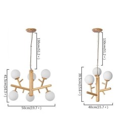 Nordic Creative Wooden Pendant Light