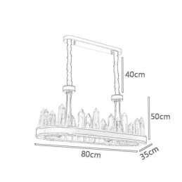 Contemporary Crystal Pendant Light Crystal Ceiling Light