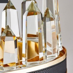 Contemporary Crystal Pendant Light Crystal Ceiling Light
