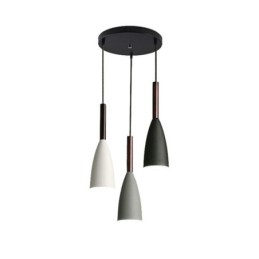 Modern Simple Pendant Light Three Lights Creative Aluminum Art Light Fixture Cafe