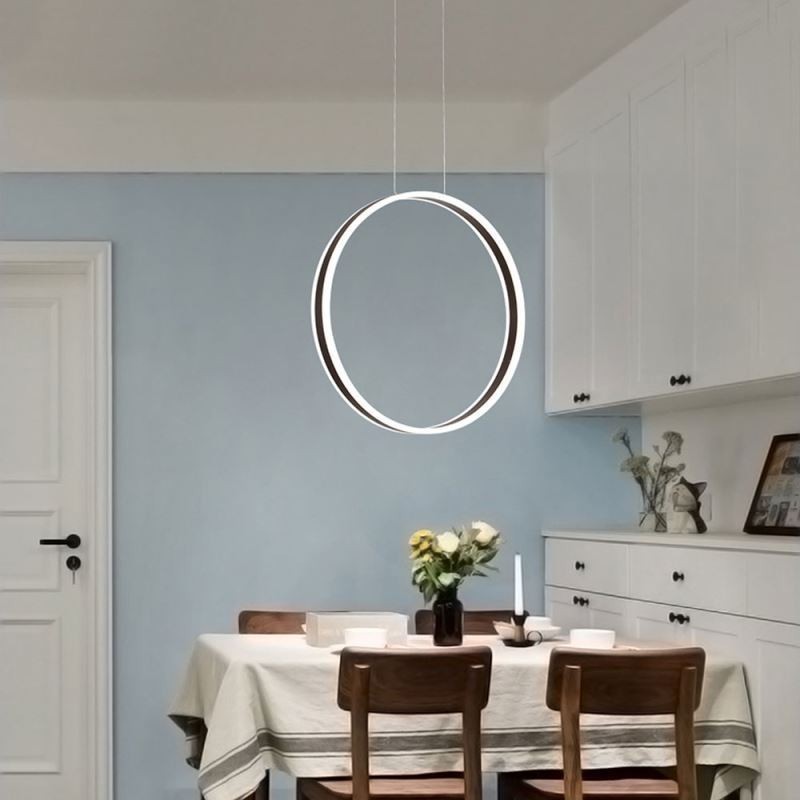 Nordic Pendant Light Acrylic Ring Shape Pendant Light