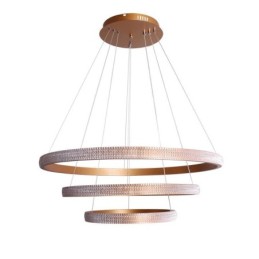 Modern Pendant Light Acrylic 3 Rings Lamp 80+60+40cm