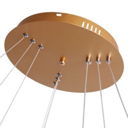 Modern Pendant Light Acrylic 3 Rings Lamp 80+60+40cm