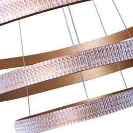 Modern Pendant Light Acrylic 3 Rings Lamp 80+60+40cm