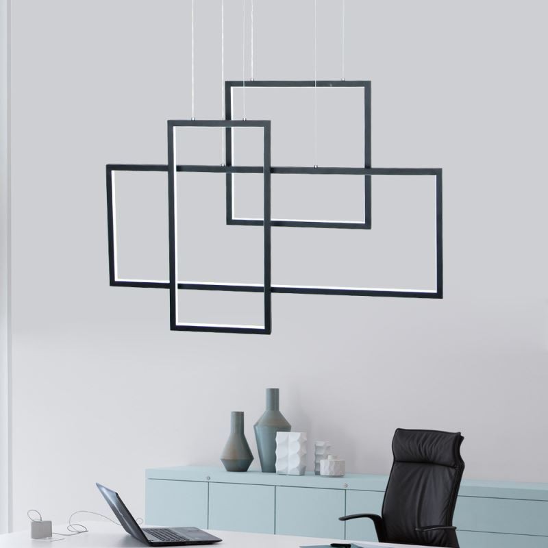 Nordic Pendant Light Geometric Square Pendant Light