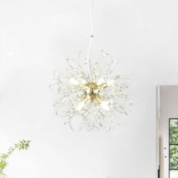 Dandelion Crystal Pendant Light Elegant Chandelier