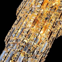 European Long Pendant Crystal Chandelier