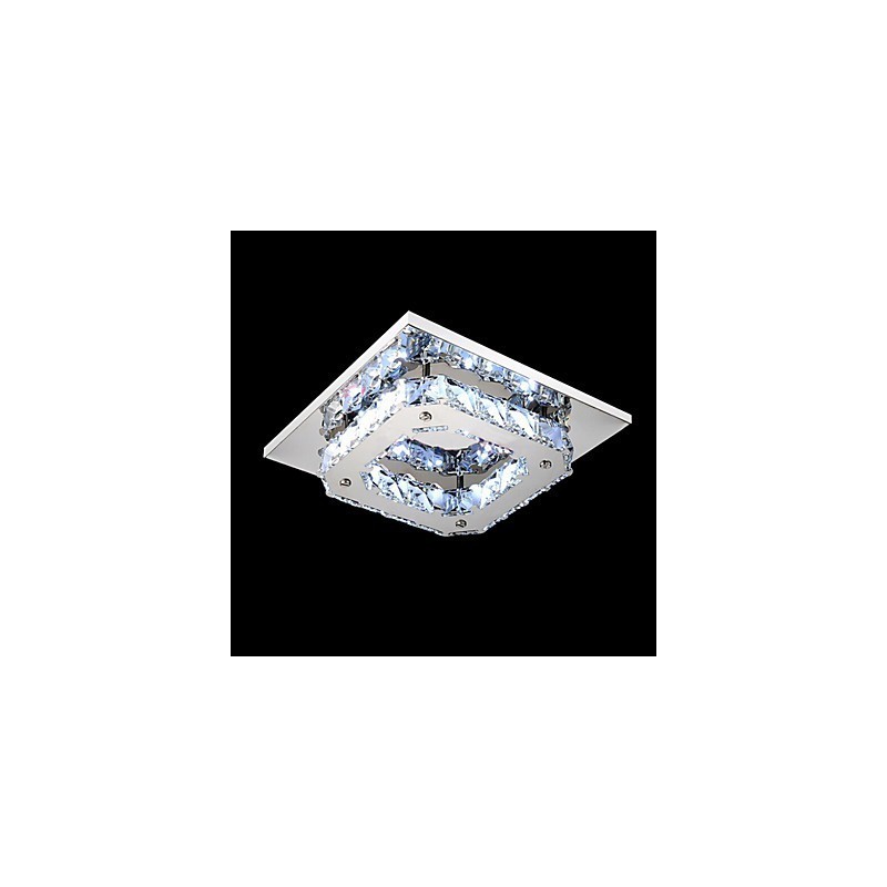 Modern Contemporary Electroplated Metal Flush Mount