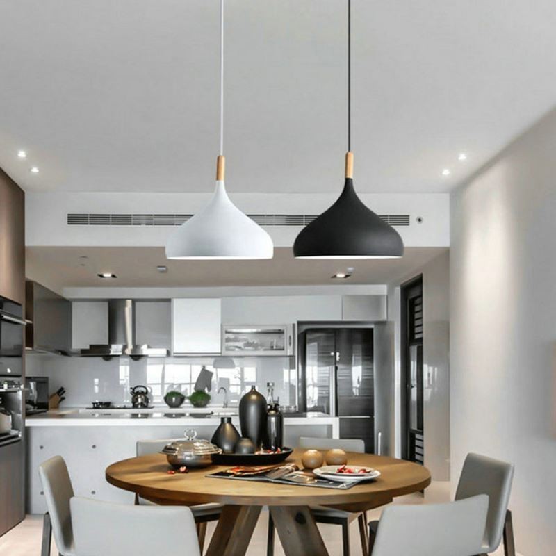 Modern Pendant Light Aluminum Macaron Lamp Home Adjustable Light